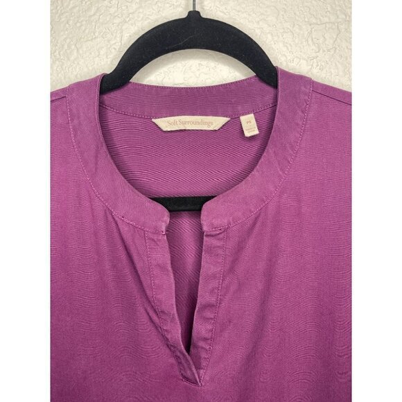 SOFT Surroundings Long Sleeve Blouse - Picture 3 of 10